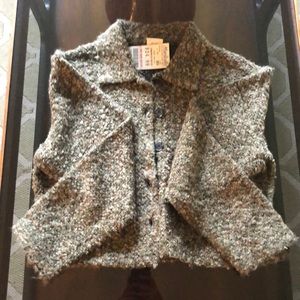 🆕 Crop button up sweater (NWT)